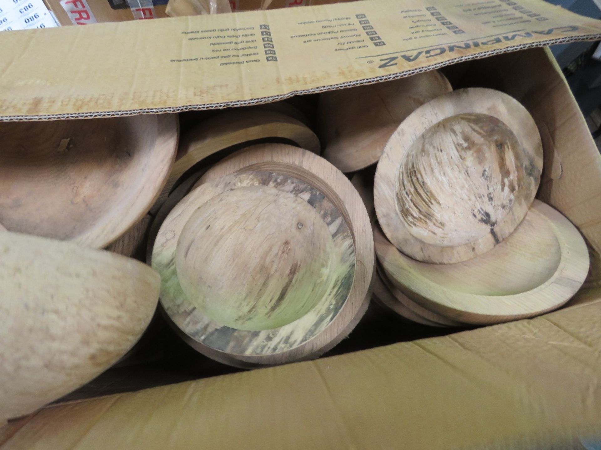 2 X BOXES CONTAINING TURNED WOODEN BOWL BLANKS. OWNER NO LONGER HAS THE TIME TO FINISH THEM. THI - Image 4 of 4