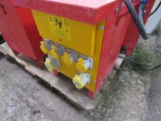 LARGE 110VOLT OUTPUT SITE TRANSFORMER. THIS LOT IS SOLD UNDER THE AUCTIONEERS MARGIN SCHEME, THER