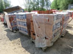 6 X PALLETS OF IBSTOCK RED FACING BRICKS. THIS LOT IS SOLD UNDER THE AUCTIONEERS MARGIN SCHEME, T