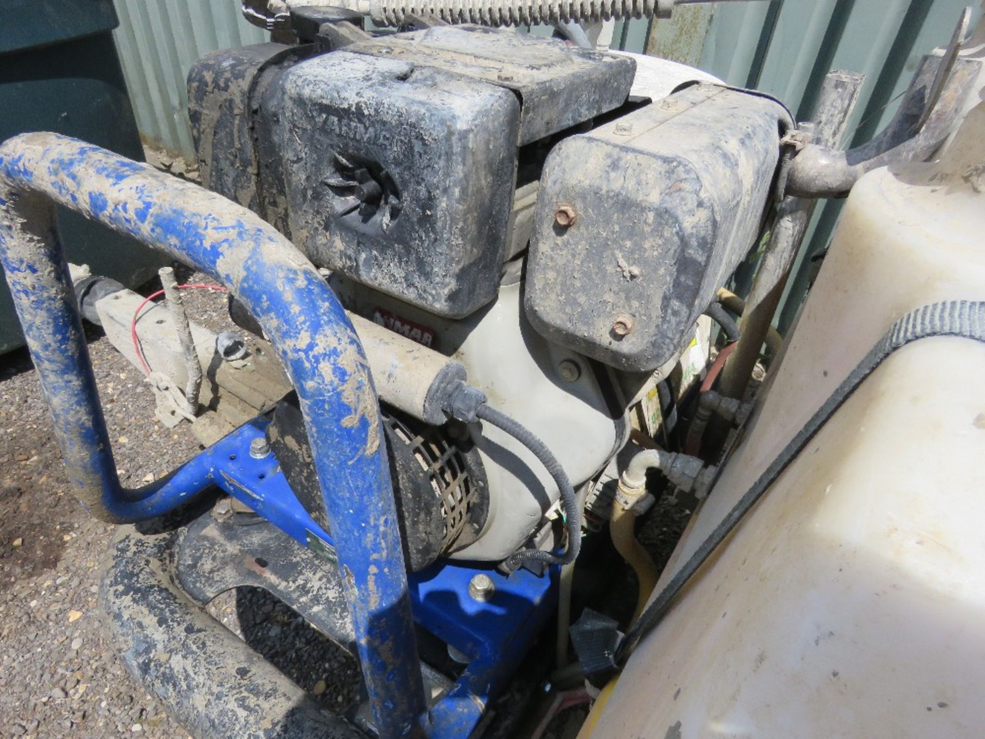 BRENDON POWER WASHER BOWSER WITH YANMAR DIESEL PUMP. WHEN TESTED WAS SEEN TO RUN AND PUMP. - Image 7 of 13