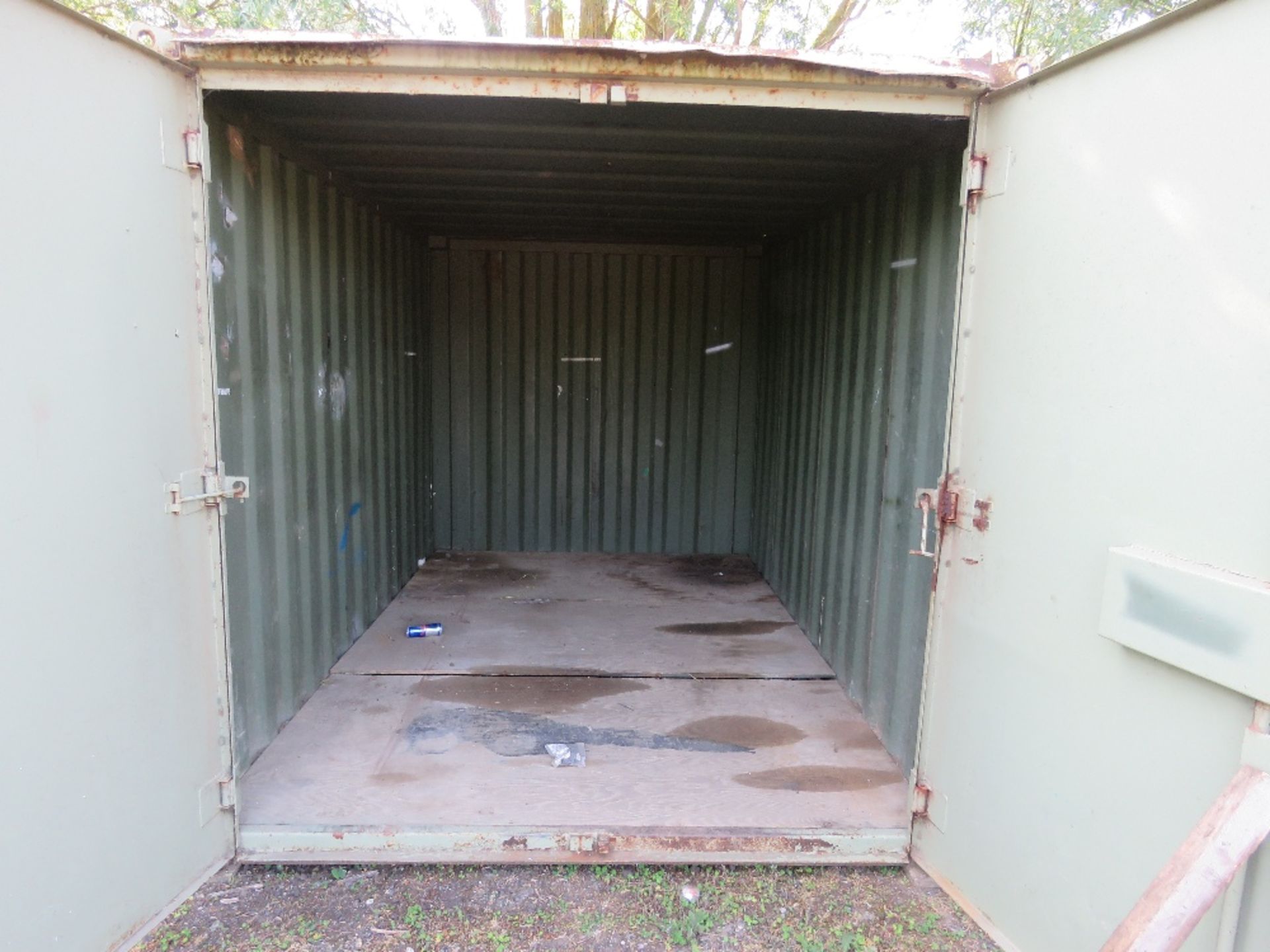 STEEL SECURE CONTAINER, 12FT X 8FT APPROX. - Image 3 of 5