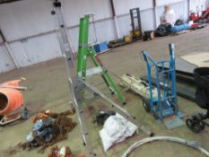 ALUMINIUM MULTI POSITION LADDER/STEPS. THIS LOT IS SOLD UNDER THE AUCTIONEERS MARGIN SCHEME, THER