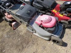 HONDA ROLLER LAWNMOWER WITH COLLECTOR. THIS LOT IS SOLD UNDER THE AUCTIONEERS MARGIN SCHEME, THER