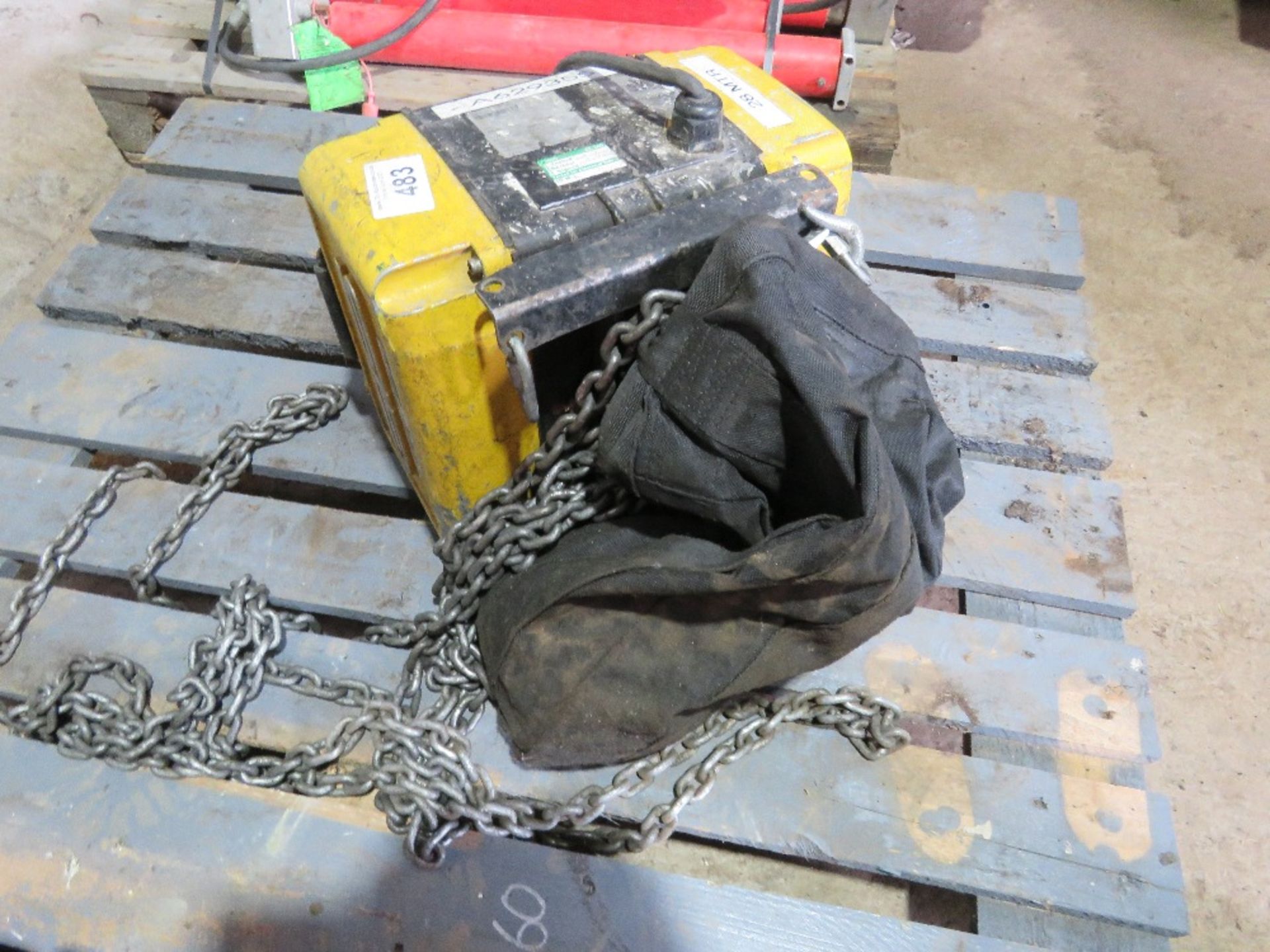 GIS 1000KG RATED CHAIN HOIST, 28 METRE LENGTH. - Image 4 of 4