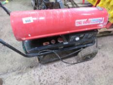 SEALEY 240VOLT POWERED SPACE HEATER. THIS LOT IS SOLD UNDER THE AUCTIONEERS MARGIN SCHEME, THEREF