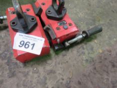 2 X LM0125 MAGNETIC PLATE LIFTING CLAMPS.