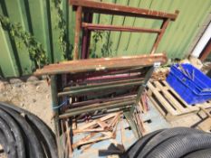 9NO ASSORTED BUILDER'S TRESTLES. THIS LOT IS SOLD UNDER THE AUCTIONEERS MARGIN SCHEME, THEREFORE