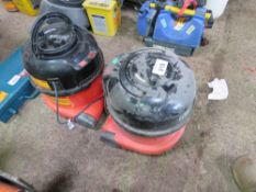 2 X HENRY HOOVERS 240VOLT POWERED.