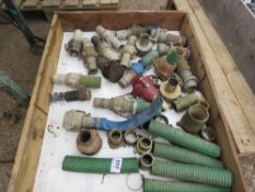 WATER PIPE ENDS ETC. THIS LOT IS SOLD UNDER THE AUCTIONEERS MARGIN SCHEME, THEREFORE NO VAT WILL