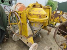 DIESEL ENGINED SITE MIXER, HANDLE START.