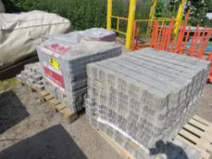 4 X PALLETS OF MARSHALL GREY PAVERS.