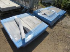 3 X PALLETS OF ASSORTED BRADSTONE PORCELAIN PATIO SLABS. THIS LOT IS SOLD UNDER THE AUCTIONEERS M
