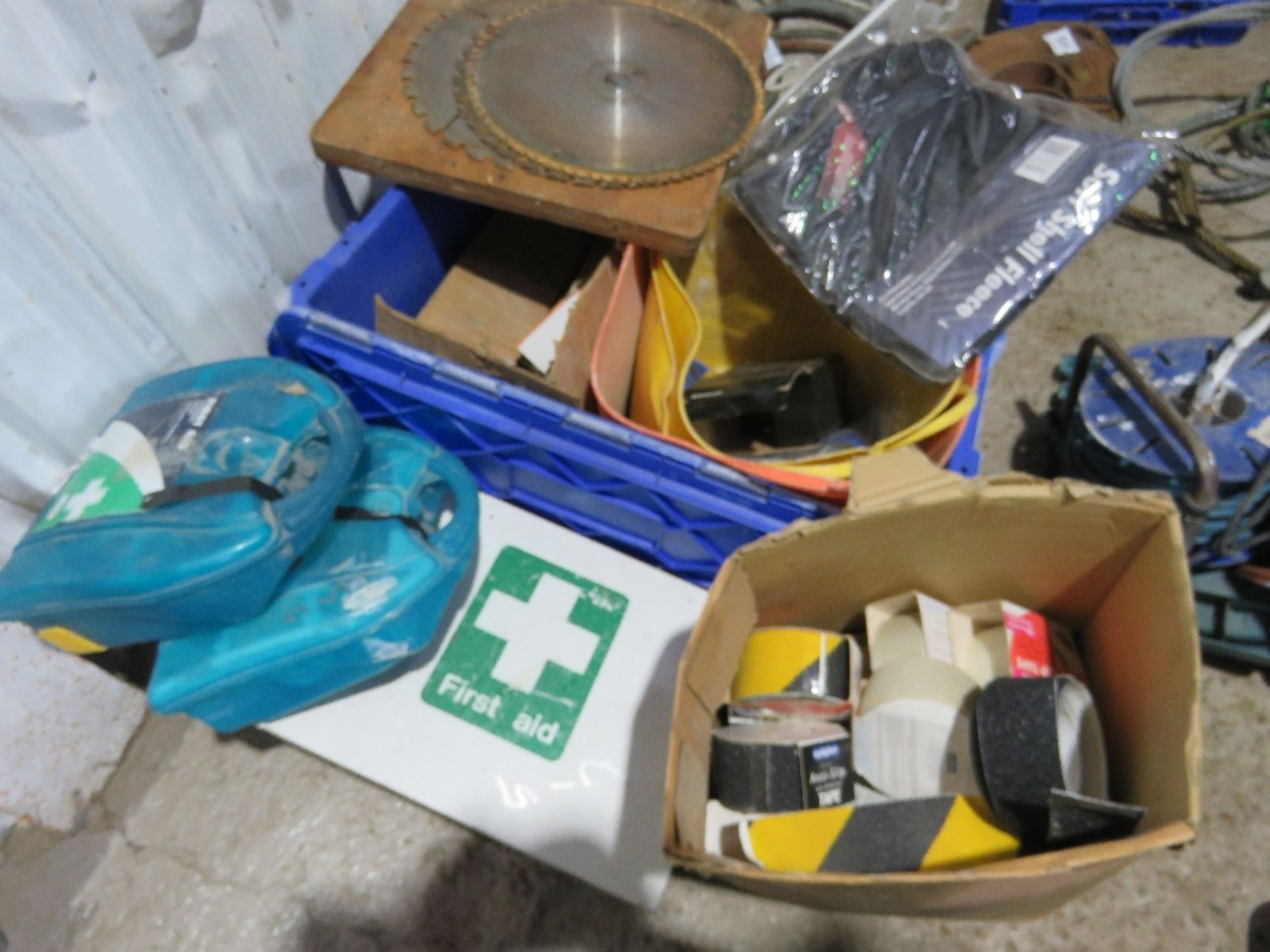 FIRST AID KITS AND BUILDING SUNDRIES. THIS LOT IS SOLD UNDER THE AUCTIONEERS MARGIN SCHEME, THERE - Image 2 of 5