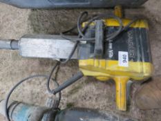 WACKER 110VOLT UPRIGHT BREAKER DRILL. THIS LOT IS SOLD UNDER THE AUCTIONEERS MARGIN SCHEME, THERE