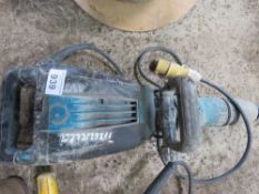 MAKITA 110VOLT HEAVY DUTY BREAKER DRILL. THIS LOT IS SOLD UNDER THE AUCTIONEERS MARGIN SCHEME, TH