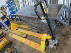 LONG BLADED PALLET TRUCK 7FT LENGTH APPROX.