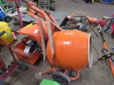BELLE MINI CEMENT MIXER WITH STAND, 240VOLT, YEAR 2018. THIS LOT IS SOLD UNDER THE AUCTIONEERS MA