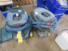 2 X LARGE BOSCH 110VOLT VACUUMS / DUST EXTRACTORS. THIS LOT IS SOLD UNDER THE AUCTIONEERS MARGIN