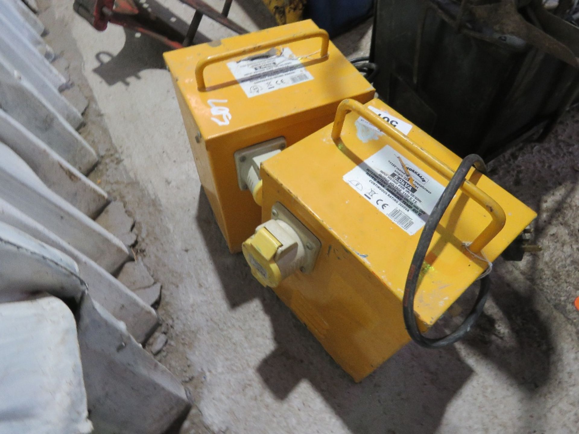 2NO TRANSFORMERS, 5KVA RATED. - Image 2 of 2