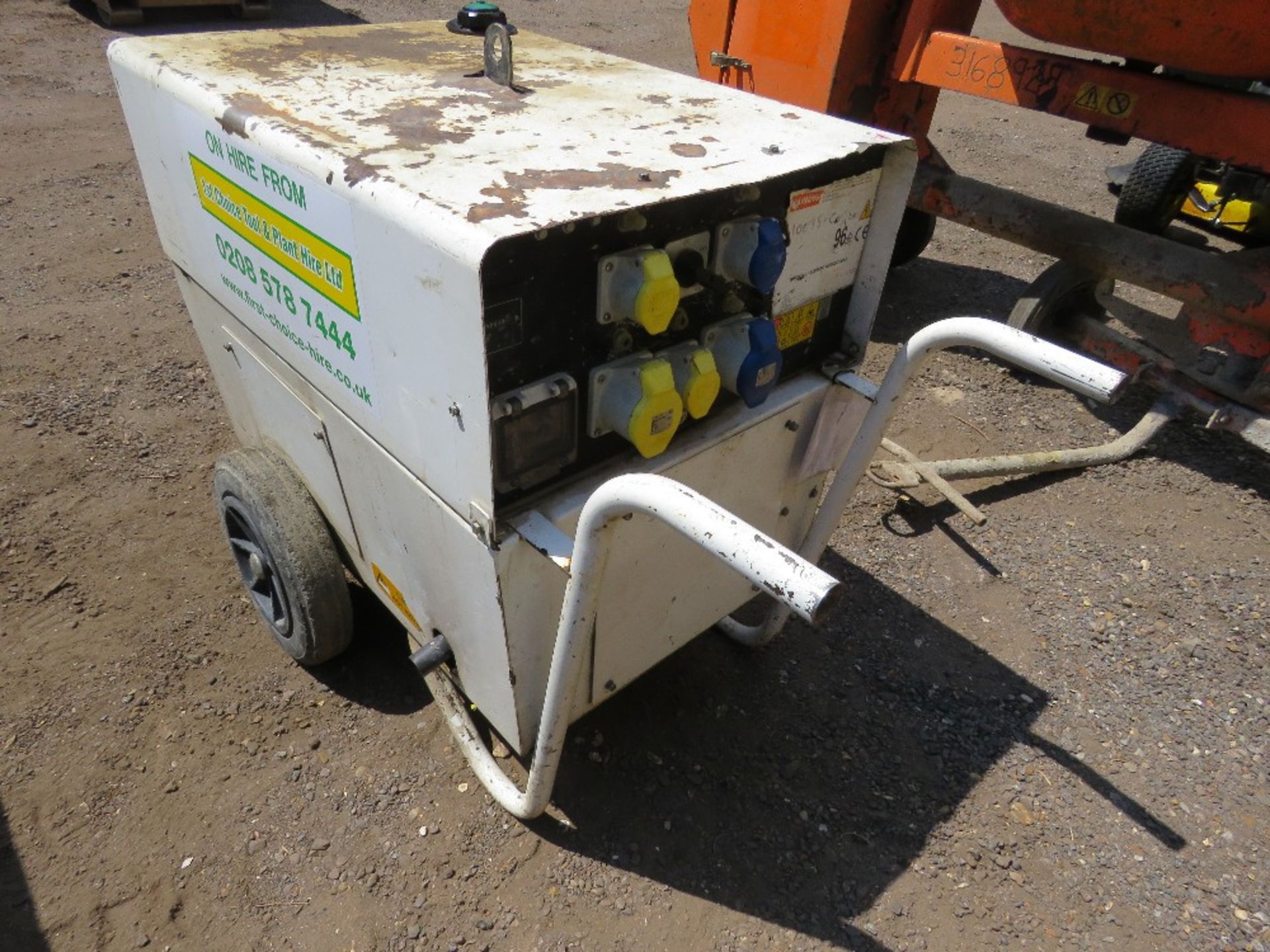STEPHILL 6KVA BARROW GENERATOR. WHEN TESTED WAS SEEN TO RUN, OUTPUT UNTESTED. - Image 3 of 7