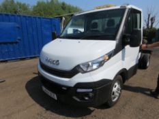 IVECO 35-180 3500KG RATED CHASSIS CAB REG: LX68 OCE WITH V5 AND SOME SERVICE PRINTOUTS. MOT EXPIRED