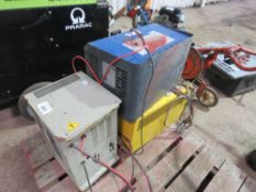 3NO FORKLIFT TYPE BATTERY CHARGERS.