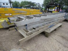 3NO SETS OF ALUMINIUM STEP LADDERS. THIS LOT IS SOLD UNDER THE AUCTIONEERS MARGIN SCHEME, THEREFO