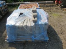 PALLET CONTAINING APPROXIMATELY 280NO GREY COLOURED FACING BRICKS. THIS LOT IS SOLD UNDER THE AUC