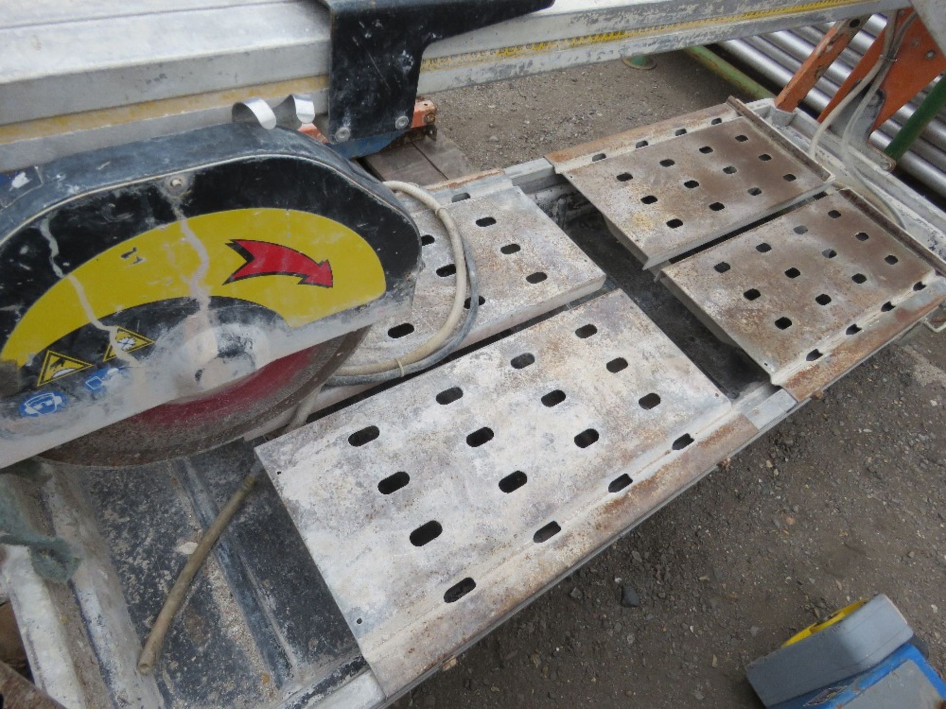 PRIME 120 SLAB CUTTING SAWBENCH, SLIDING HEAD, 5FT TOTAL LENGTH APPROX. - Image 3 of 4