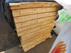 EXTRA LARGE PACK OF UNTREATED HIT AND MISS TIMBER CLADDING: 1.83M X 100MM APPROX.