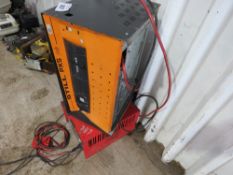 2 X FORKLIFT TYPE BATTERY CHARGERS.
