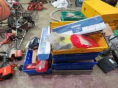 5 X BOXES OF COMMERCIAL VEHICLE LIGHTS, BULBS, MIRRORS ETC. THIS LOT IS SOLD UNDER THE AUCTIONEER