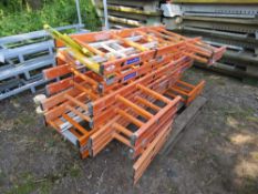 4 X CLOW GRP PODIUM FRAMES, APPEAR LITTLE USED. REQUIRE PLATFORMS. THIS LOT IS SOLD UNDER THE AUC