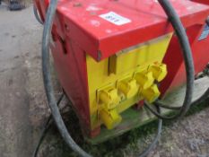 LARGE 110VOLT OUTPUT SITE TRANSFORMER. THIS LOT IS SOLD UNDER THE AUCTIONEERS MARGIN SCHEME, THER