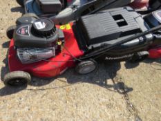 MOUNTFIELD PETROL ENGINED LAWNMOWER, WITH COLLECTOR. THIS LOT IS SOLD UNDER THE AUCTIONEERS MARGI