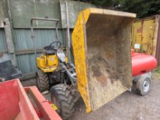 LIFTON LS750 HIGH TIP SKIP LOADING DUMPER. YEAR 2000 BUILD. 2311 REC HOURS. WHEN TESTED WAS SEEN TO