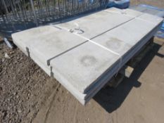 8NO CONCRETE SLABS/ RETAINING WALL SECTIONS: 30CM X 1.83M APPROX. THIS LOT IS SOLD UNDER THE AUCT