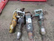 4NO ASSORTED SMALL SIZED DEMOLITION/ CHIPPING HAMMERS. THIS LOT IS SOLD UNDER THE AUCTIONEERS MAR