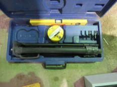 LASER LEVEL SET IN A CASE