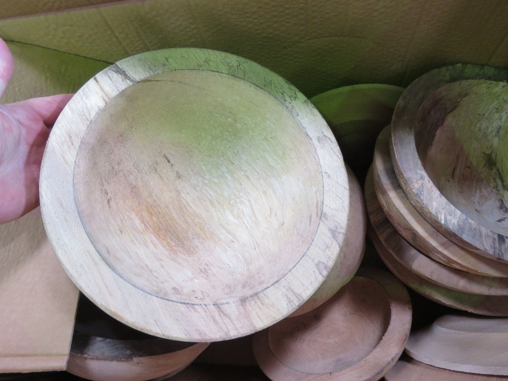 2 X BOXES CONTAINING TURNED WOODEN BOWL BLANKS. OWNER NO LONGER HAS THE TIME TO FINISH THEM. THI - Image 3 of 3