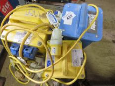 3NO TRANSFORMERS: 110VOLT TO 240VOLT STEP UP. THIS LOT IS SOLD UNDER THE AUCTIONEERS MARGIN SCHEM
