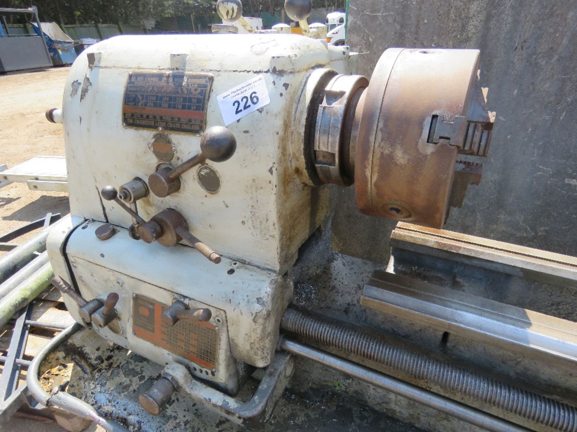 COLCHESTER STUDENT METALWORK LATHE. - Image 5 of 9