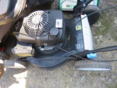 MAC SELF DRIVE PETROL ENGINED LAWNMOWER, NO COLLECTOR. THIS LOT IS SOLD UNDER THE AUCTIONEERS MAR