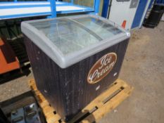 ICE CREAM FREEZER. THIS LOT IS SOLD UNDER THE AUCTIONEERS MARGIN SCHEME, THEREFORE NO VAT WILL BE