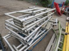 2 X PALLETS OF ASSORTED ALUMINIUM PODIUM FRAMES. THIS LOT IS SOLD UNDER THE AUCTIONEERS MARGIN SC