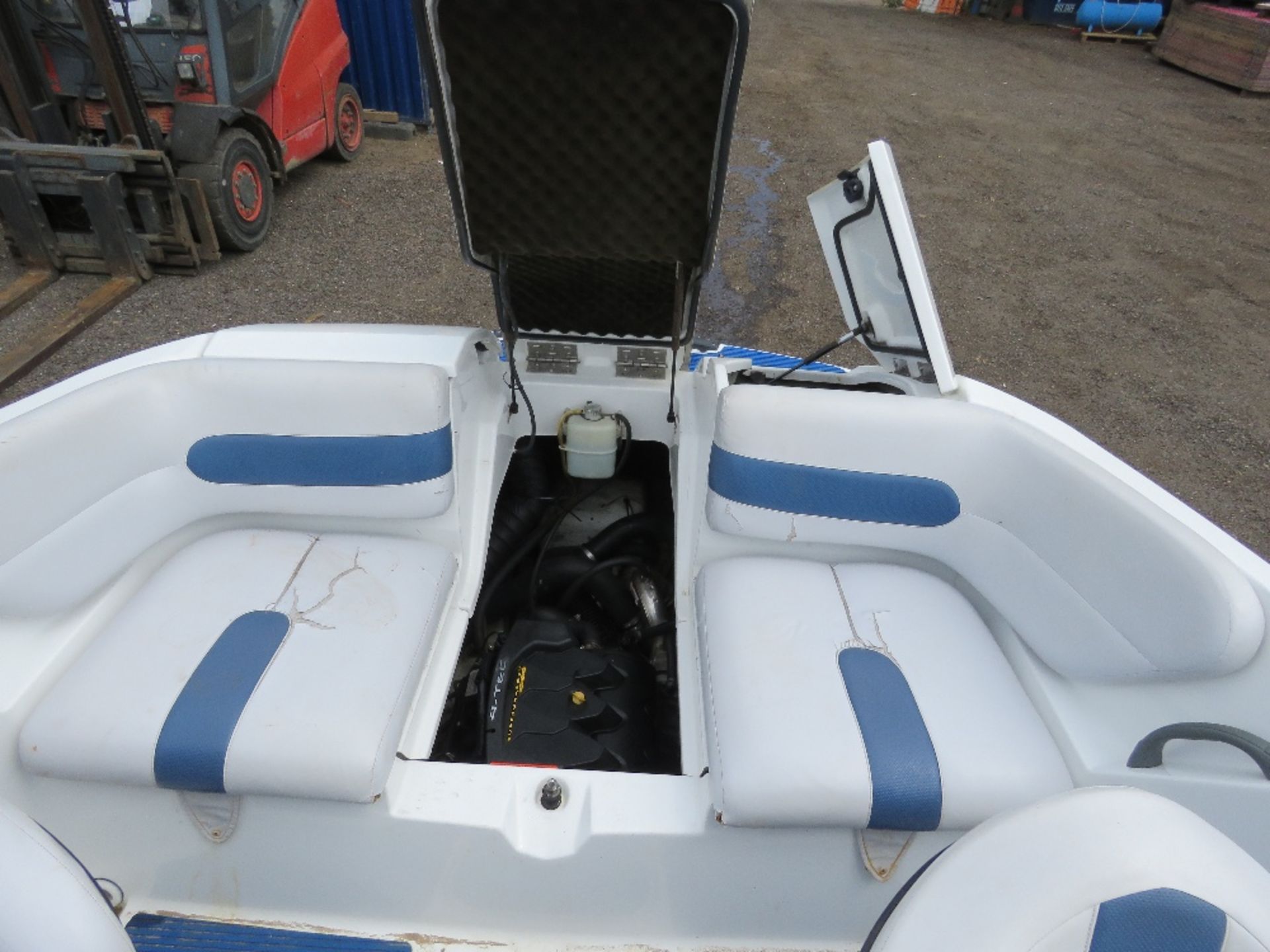 ON SALE!!!...SEADOO CHALLENGER 180 JET BOAT ON TRAILER. POWERED BY ROTAX 215HP 4-TEC ENGINE - Image 12 of 23