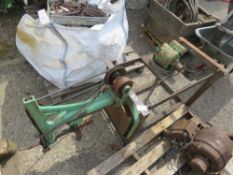 PILLAR DRILL PLUS A POWER HACKSAW. THIS LOT IS SOLD UNDER THE AUCTIONEERS MARGIN SCHEME, THEREFOR