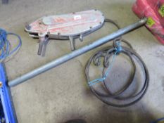 TIRFOR CABLE WINCH WITH CABLE AND HANDLE. THIS LOT IS SOLD UNDER THE AUCTIONEERS MARGIN SCHEME, T