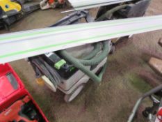 FESTOOL DUST EXTRACTOR UNIT WITH A SAW GUIDE RAIL.
