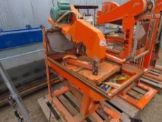 REDBAND 110 VOLT SLAB CUTTING SAWBENCH.